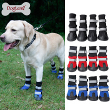 Vente en gros souple imperméable à l&#39;eau chien bottes chaussures